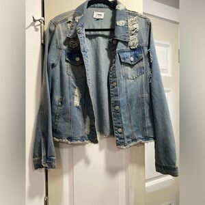 Distressed Denim Jacket
